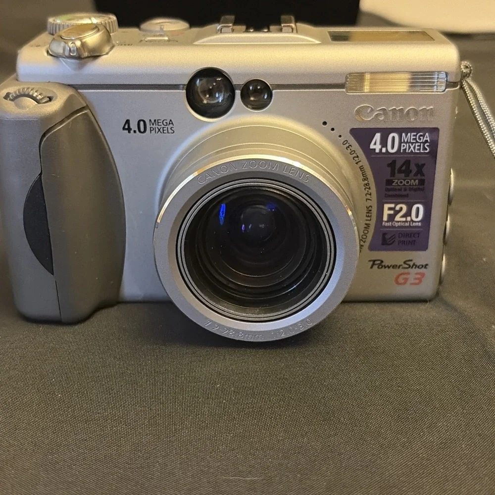 Canon powershot g3 4.0MP Compact Digital Camera untested missing battery